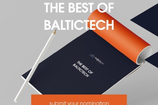 Zdjęcie do artykułu zatytułowanego Zgłoś  najlepszych do plebiscytu Baltictech 2024 !